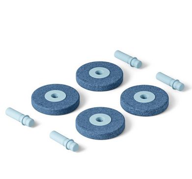 MODU - zestaw 4 piankowych kół-Niebieski