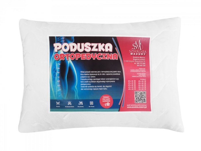 Poduszka ortopedyczna 40x60.
