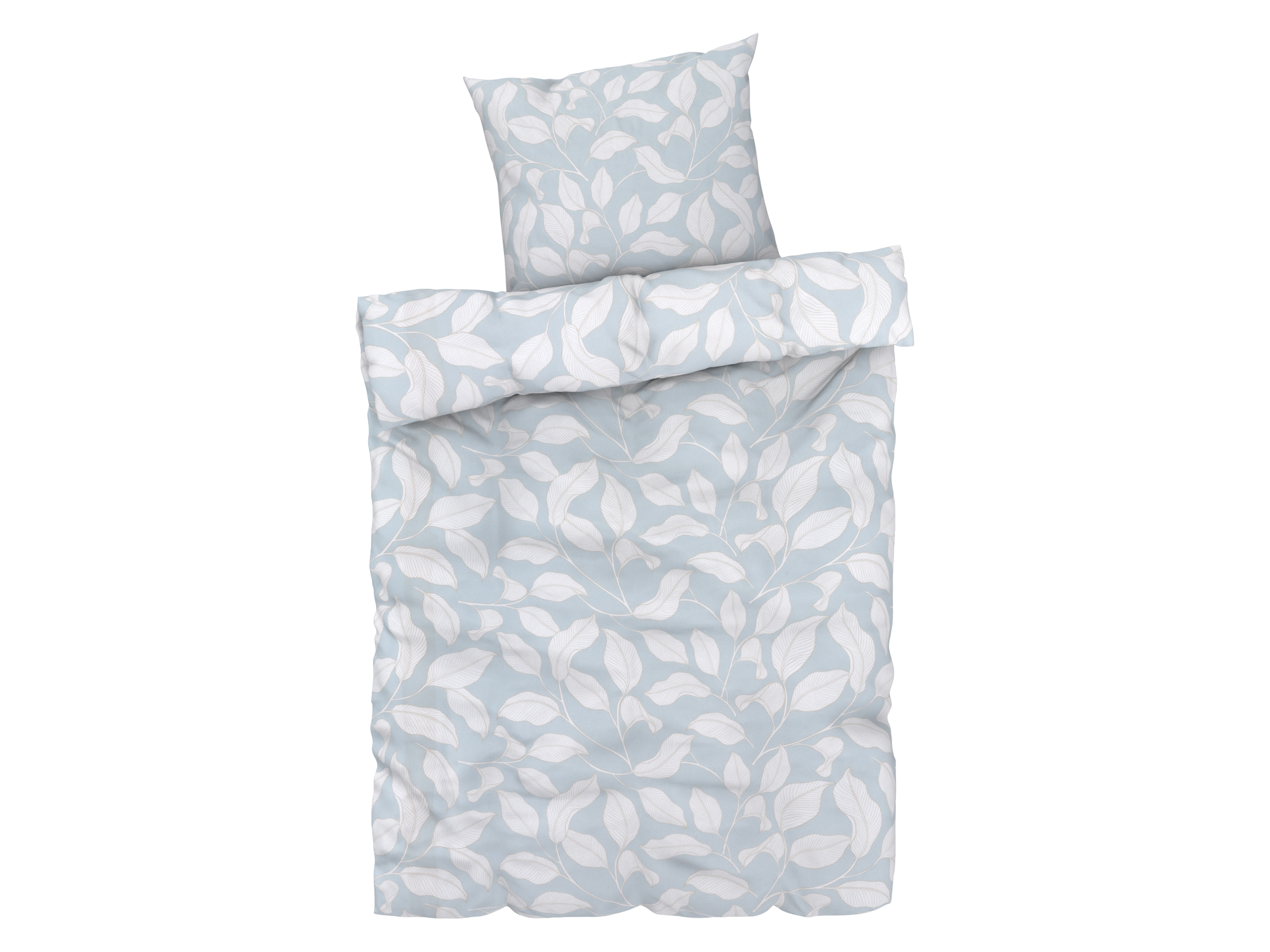 Livarno home Pościel z mikrowłókna satynowego, 140 x 200 cm Miętowy