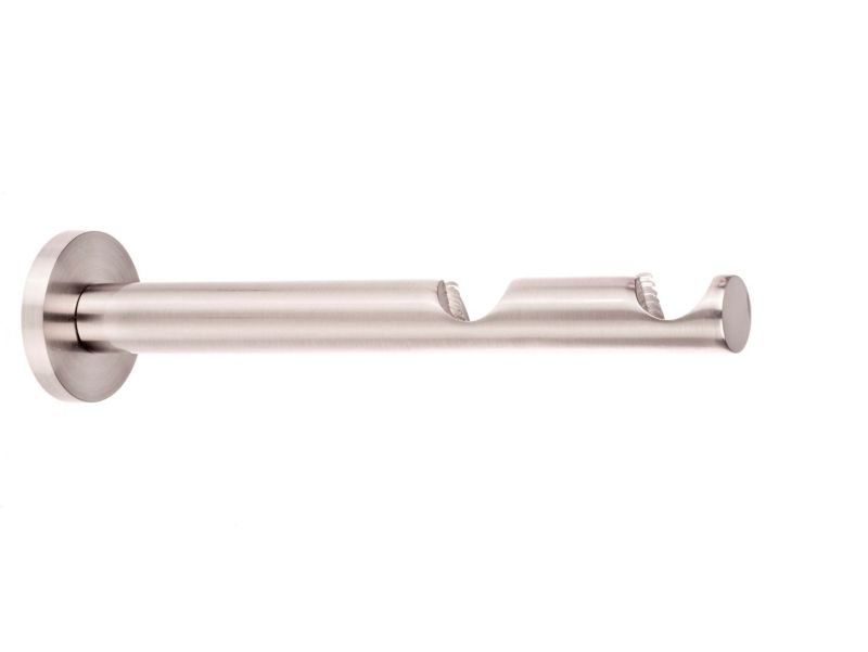 Wspornik podwójny Colours prosty nikiel 25/19 mm