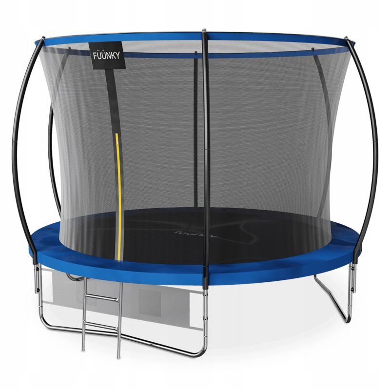 Trampolina Fuunky Ogrodowa dla dzieci 10FT Drabinka+ Siatka na Buty 305 cm 1 szt