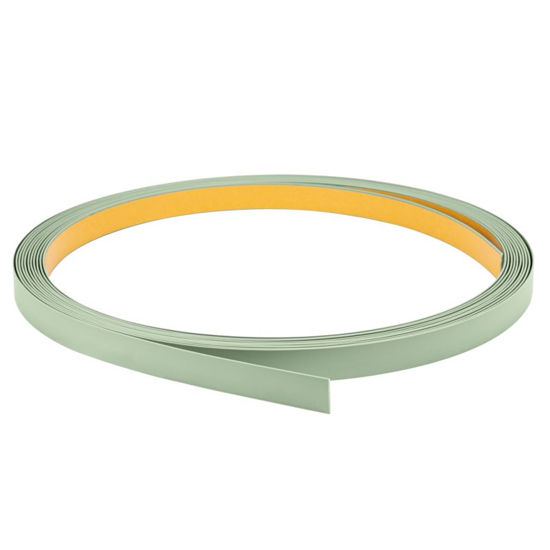 Płaskownik twardy PCV QUEST, lamele samoprzylepne, samoprzylepny 20 mm, ozdobna listwa płaska, jasnozielony, 10 m, 1 szt.