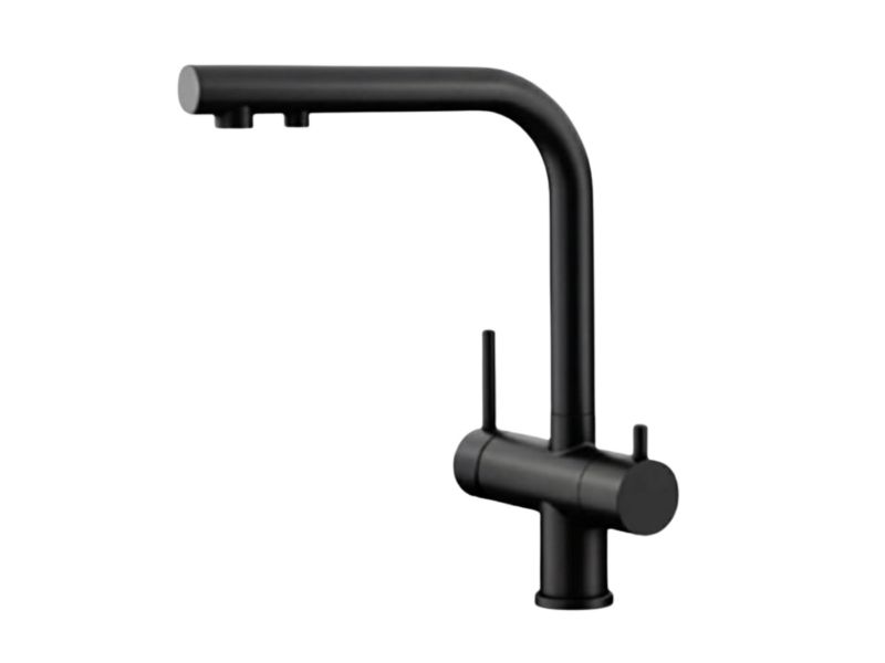 Bateria Kuchenna GranMaster, Ango, Trójdrożna do filtra, czarny mat 1szt.