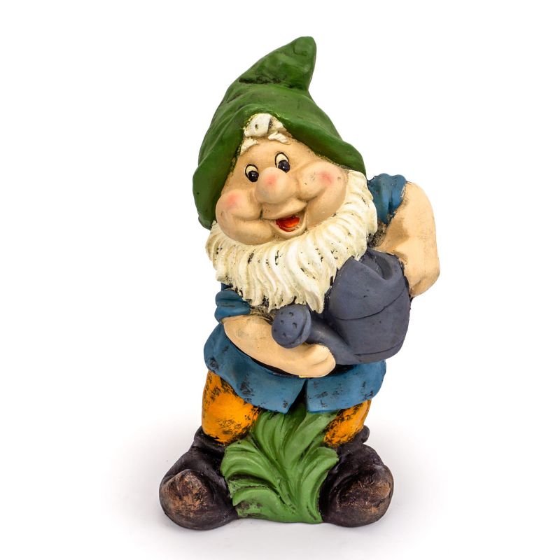 Krasnal ogrodowy, S&Garden, z konewką 38,2 cm, 1 szt.