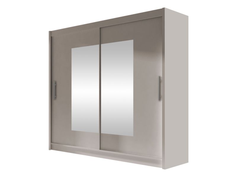 Szafa MIRJAN 24 z drzwiami przesuwnymi London VII kaszmir/lustro 1 szt.