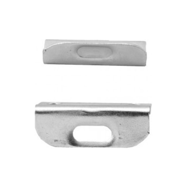 Zaczepy zasuwki Shop Line szerokie 2 szt.