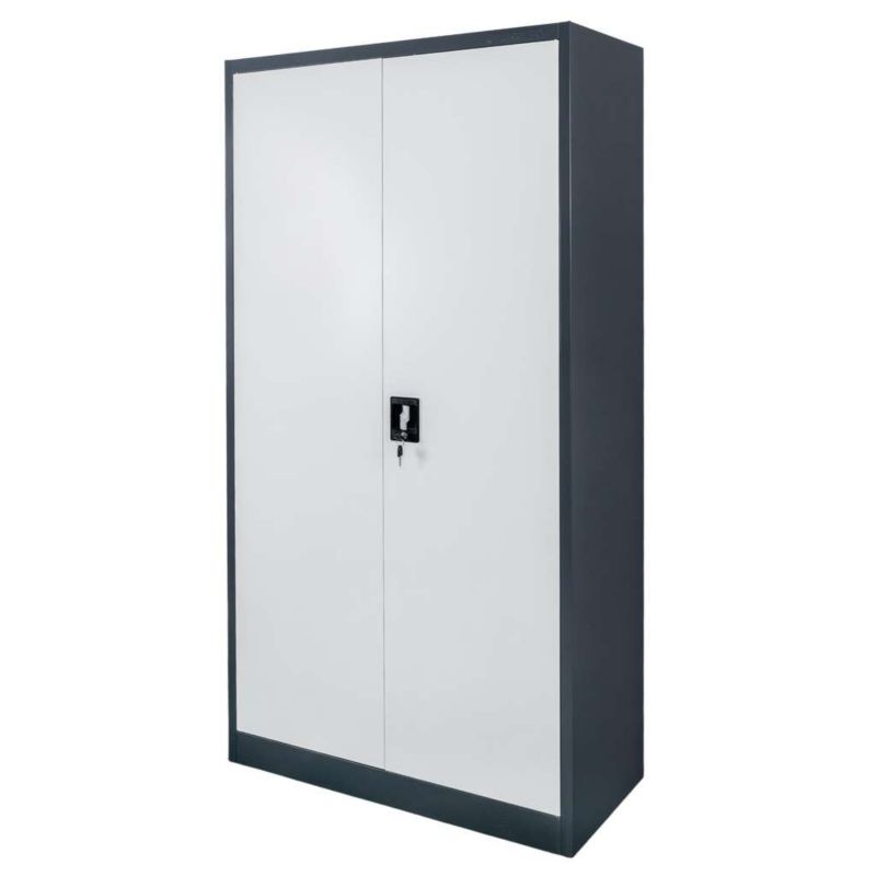 Szafa FURVERO W-101 G/S metalowa na dokumenty biurowa grafitowa 900x400x1850 cm 1szt.