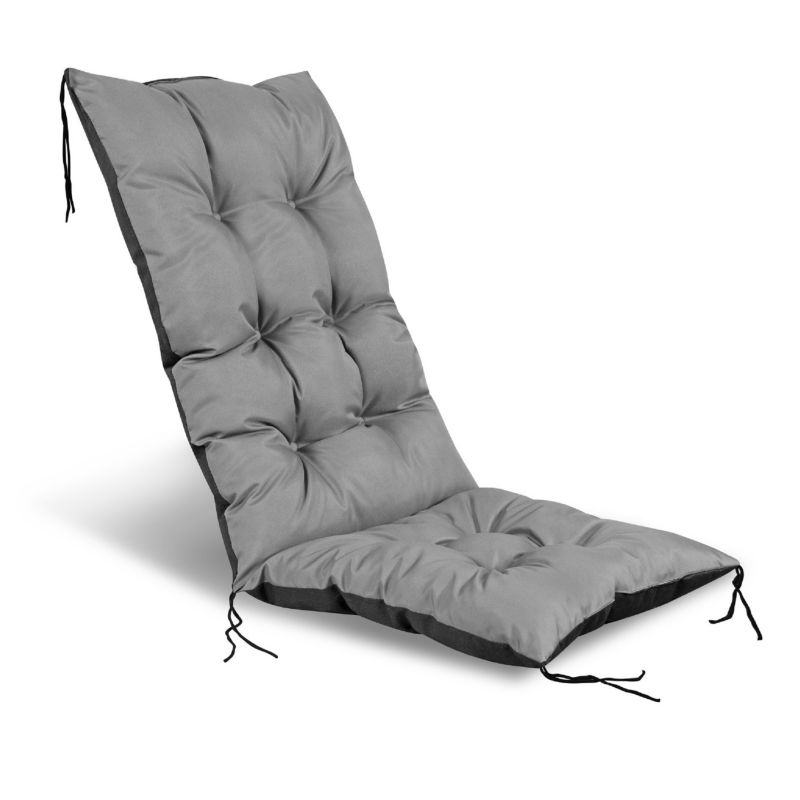 Poduszka ogrodowa Aio Factory wodoodporna na krzesło szara 50x50x80 cm 1szt