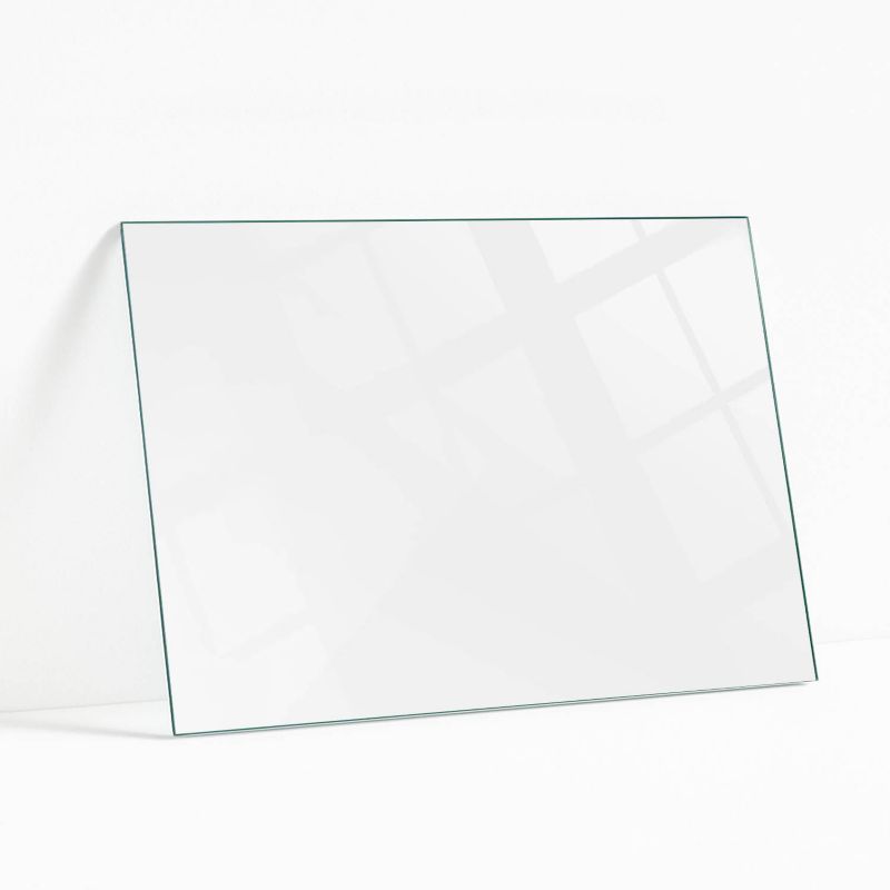 Blat Szklany z Nadrukiem Wallfluent 80x60 cm Biel bez wzoru 1 szt.