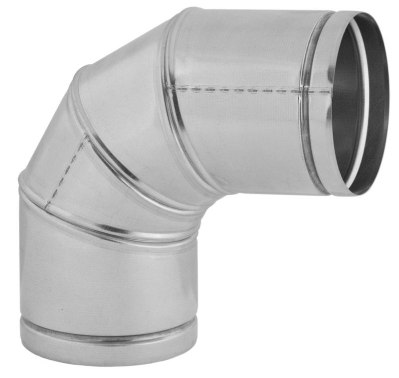 Kolano nastawne 90° Darco ocynkowane 100 mm