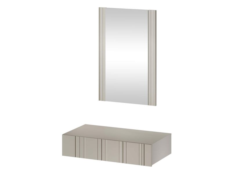 Toaletka z lustrem MIRJAN 24 Isla beżowy mat 1 szt.