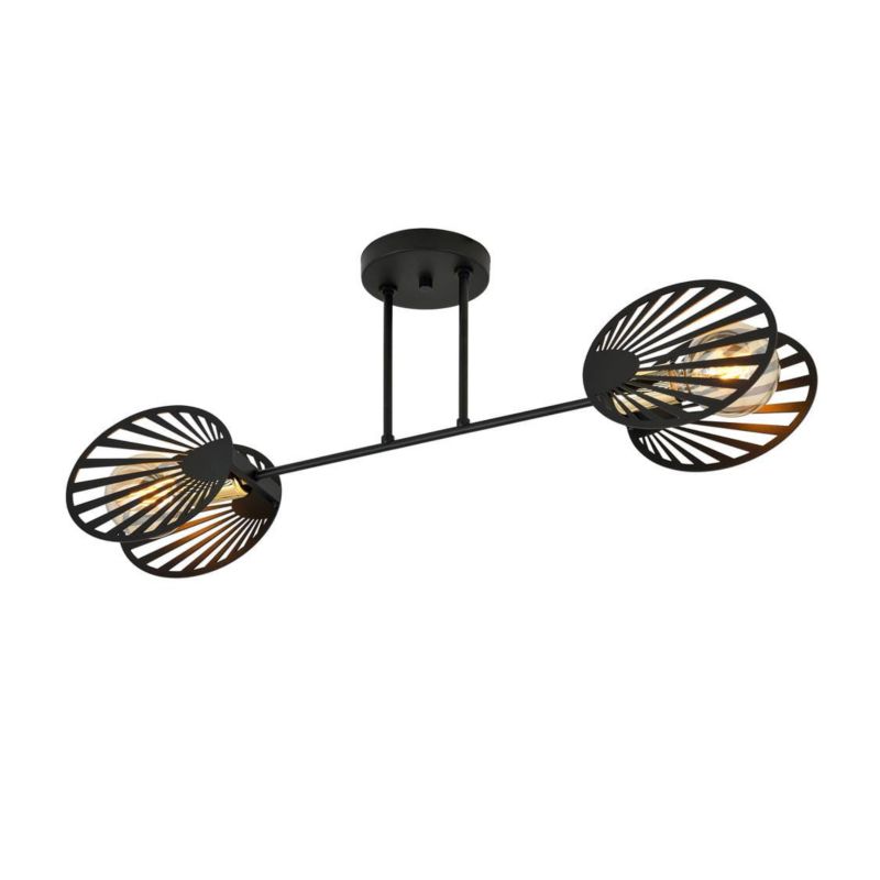 Lampa sufitowa wisząca Emibig Talia 1359 czarna nowoczesna 2xE27 x 15W 1 szt.