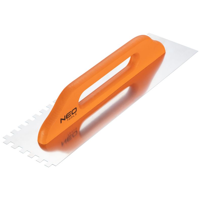 Paca z zębami NEO TOOLS 480 x 128 mm, ząb 10 x 10 x 10 mm, uchwyt drewniany 1 szt.