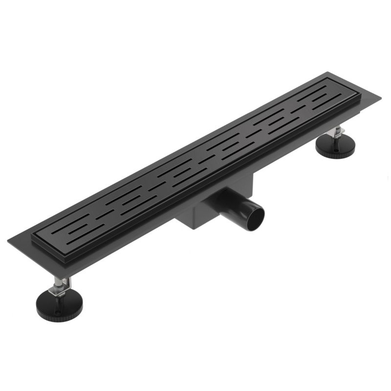 Odpływ liniowy SEVANTE z maskownicą WK003 70 cm czarny FLAT 1szt.