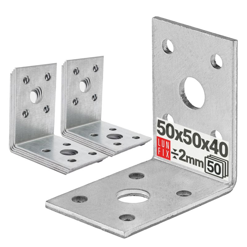 Kątownik ciesielski Lun Fix 50x50x40x2 50szt.