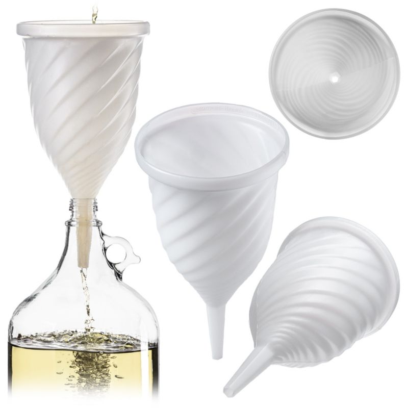 Lejek KADAX spiralny do filtracji 15.5 x 29 cm, biały, 1 szt.