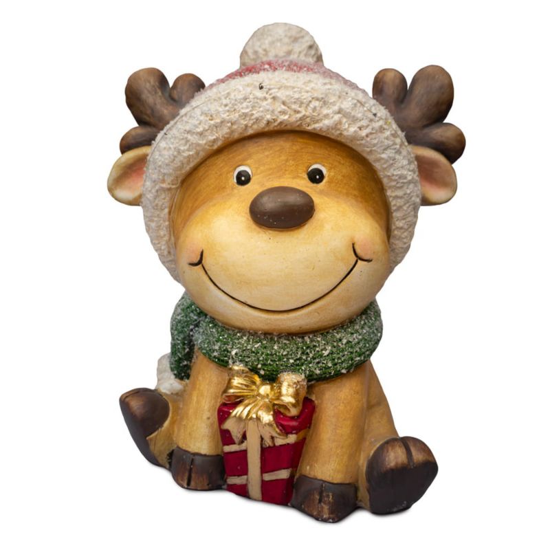 Figurka dekoracyjna mały renifer, Solis Decor by Aleksandra Sobota, 20 cm, 1 szt.