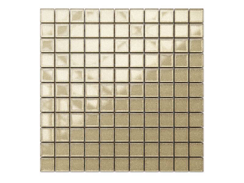 Mozaika szklana Ilcom beż venus metallic 30x30cm 1 szt.
