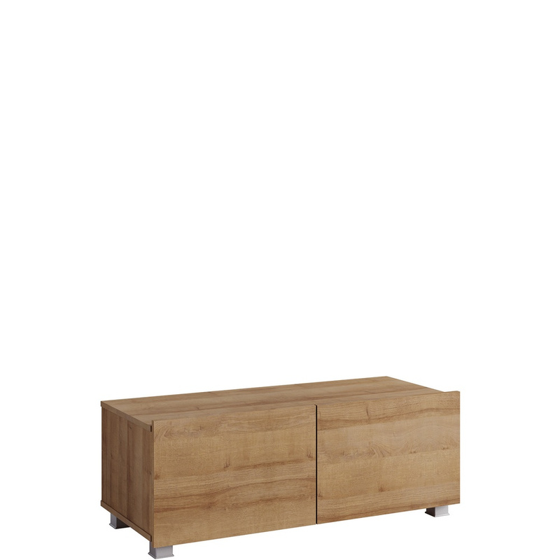 Nowoczesna komoda RTV dąb złoty MODERN