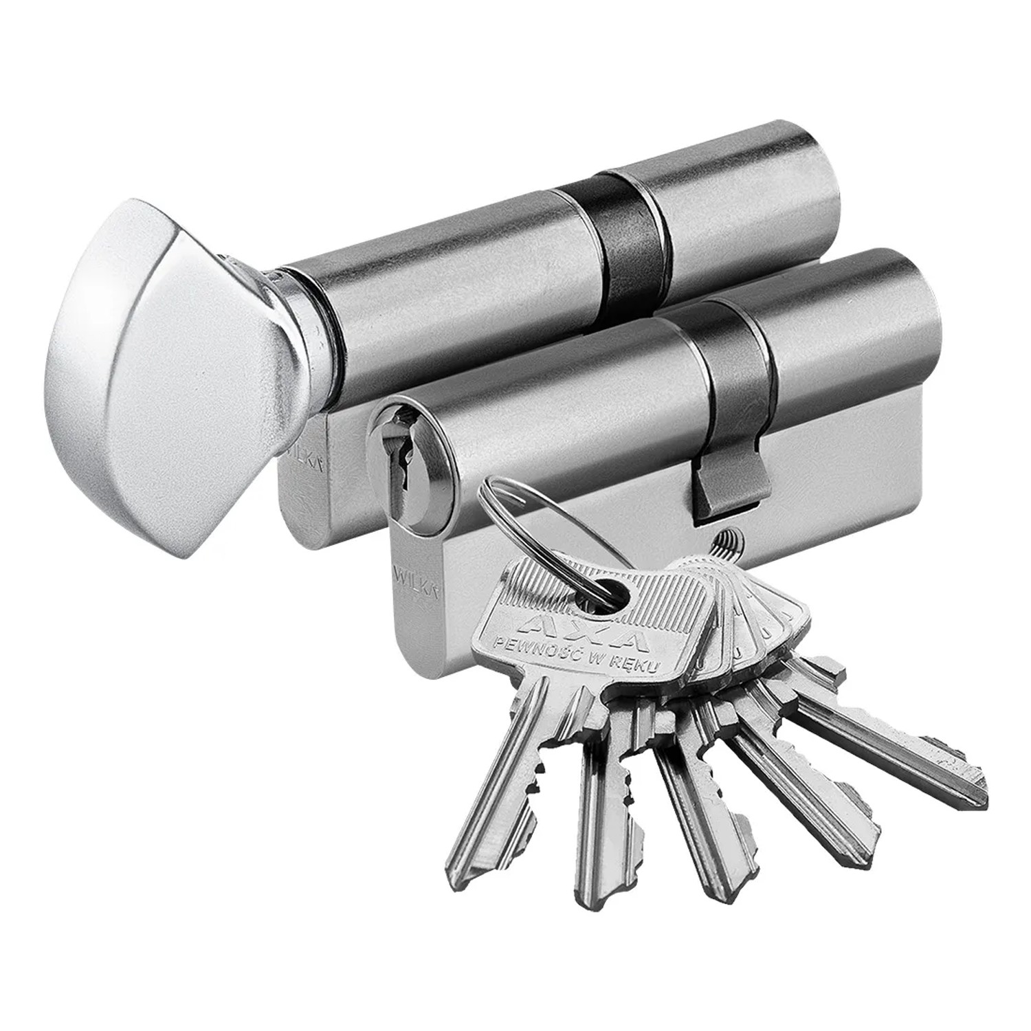 Wkładka AXA 40/55+40/55G srebro