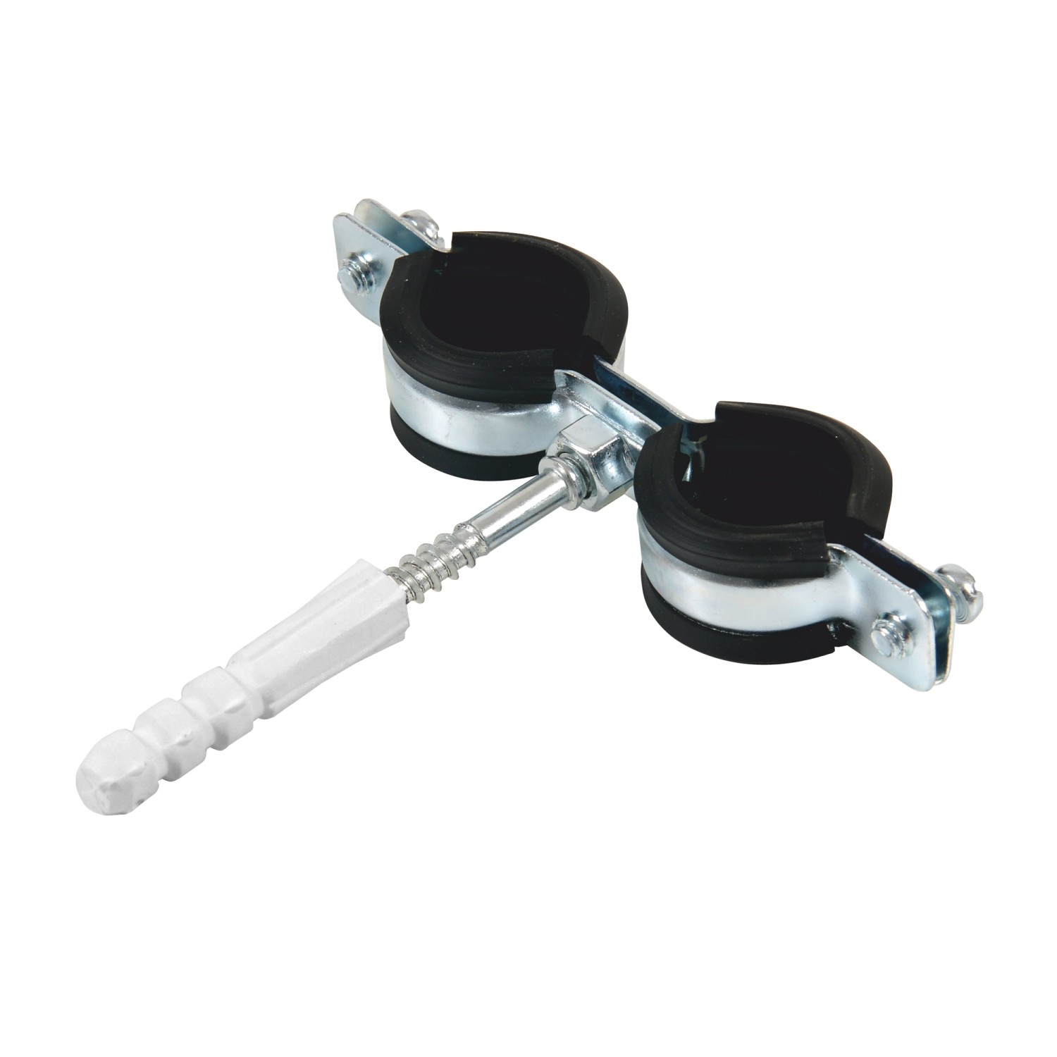 TYCNER Obejma stalowa podwójna 3/4"