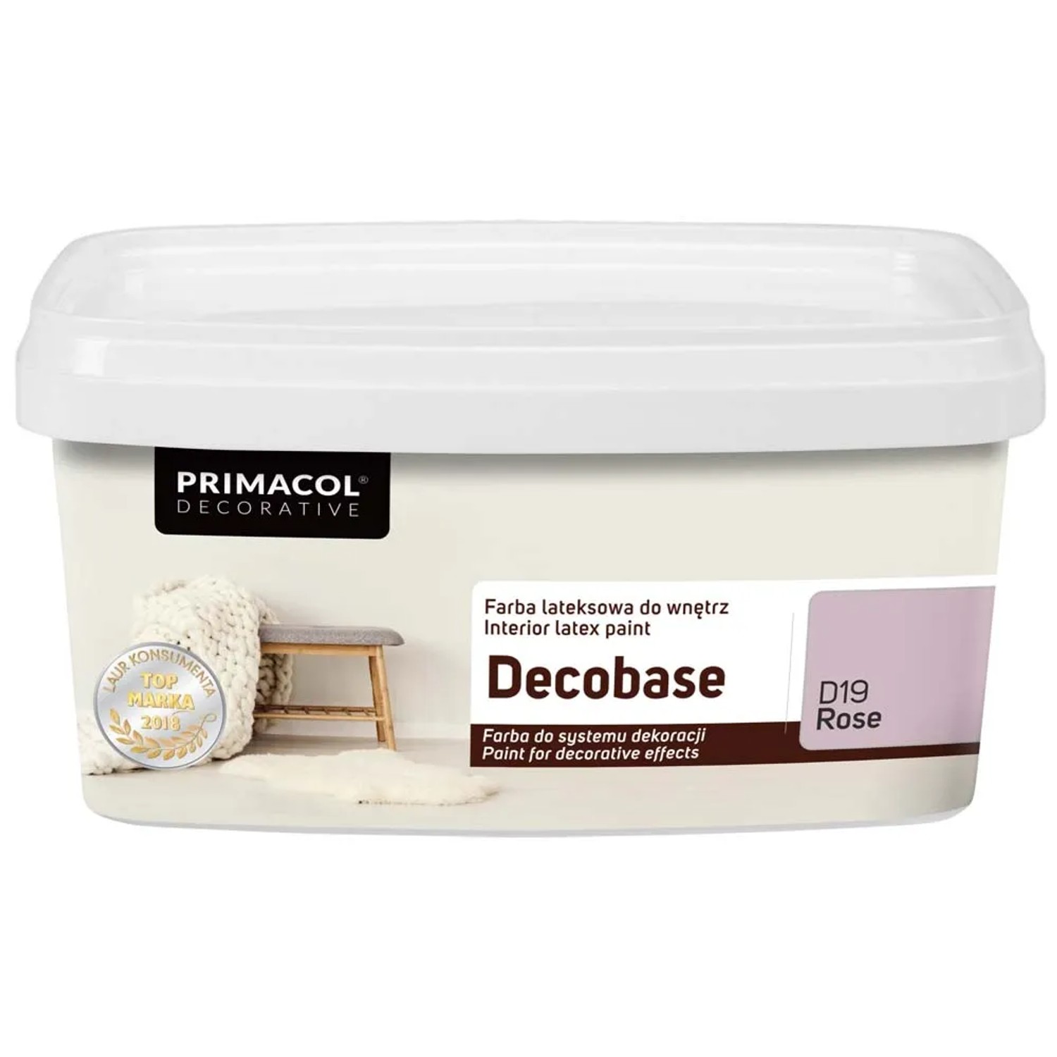 Primacol Emulsja lateksowa Decobase Rose 1 l