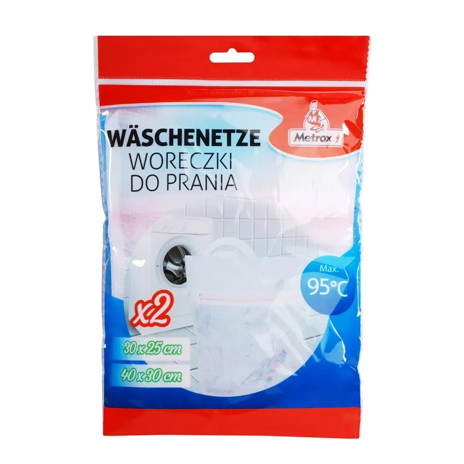 Metrox Worki do prania bielizny 2 szt.
