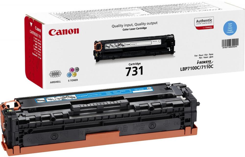 Toner Canon 6271B002 (CRG731C), 1500 stron, cyan (błękitny)