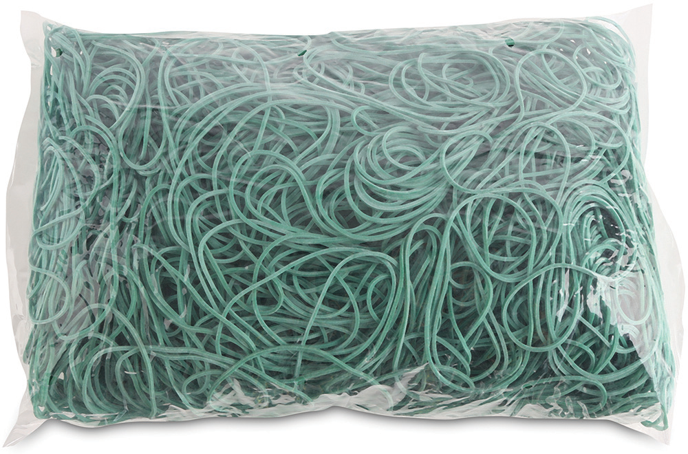 Gumki recepturki Office Products, 70mm, 1kg, zielony