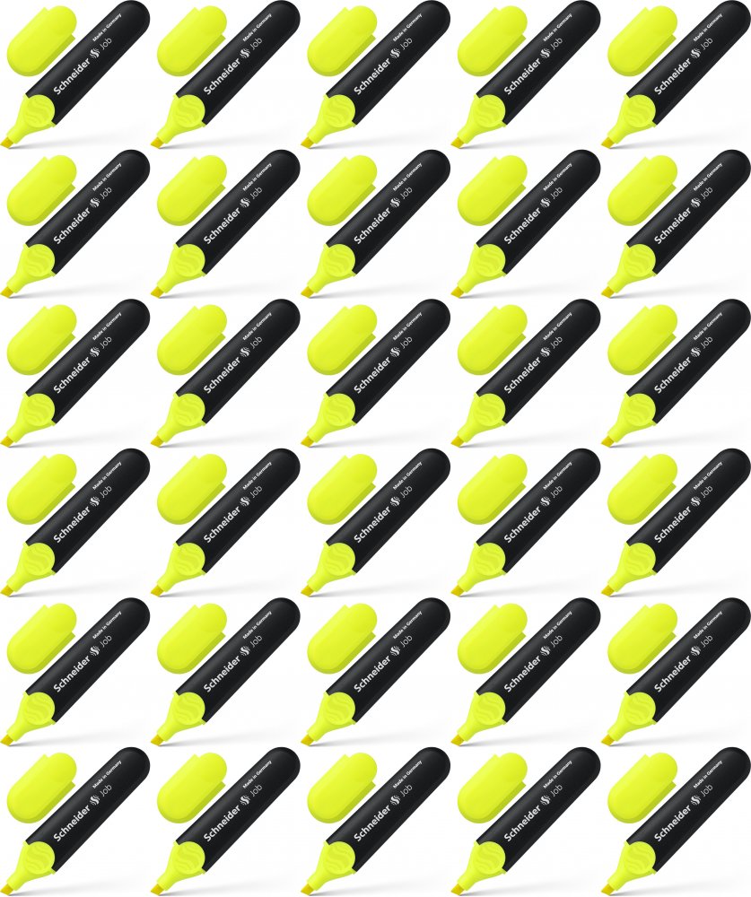 40x Zakreślacz Schneider Job, ścięta, żółty