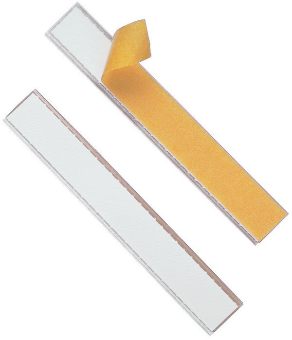 2x Listwa samoprzylepna Durable Labelfix, 20x200mm, 10 sztuk, transparentny