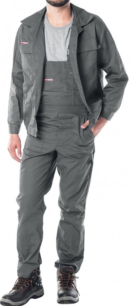 Ubranie robocze Reis Master UM S, rozmiar 188x74-78x88cm, szary