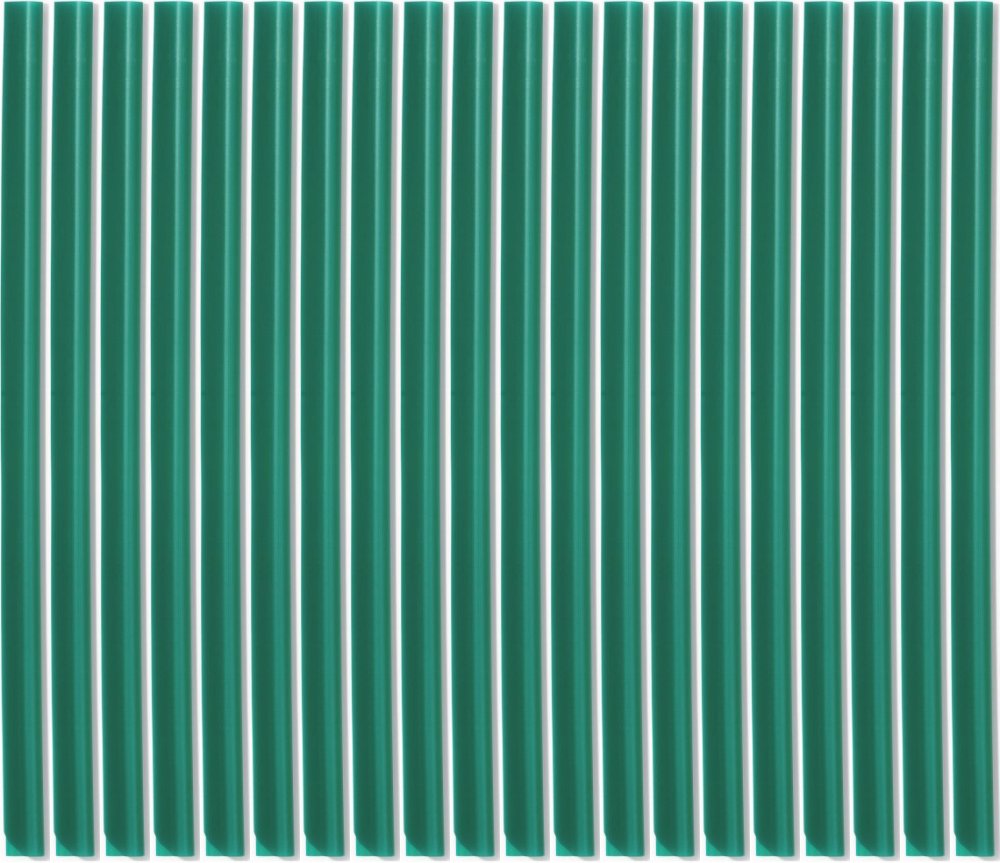 20x Listwa wsuwana Durable, 3mm, do 30 kartek, 1 sztuka zielony