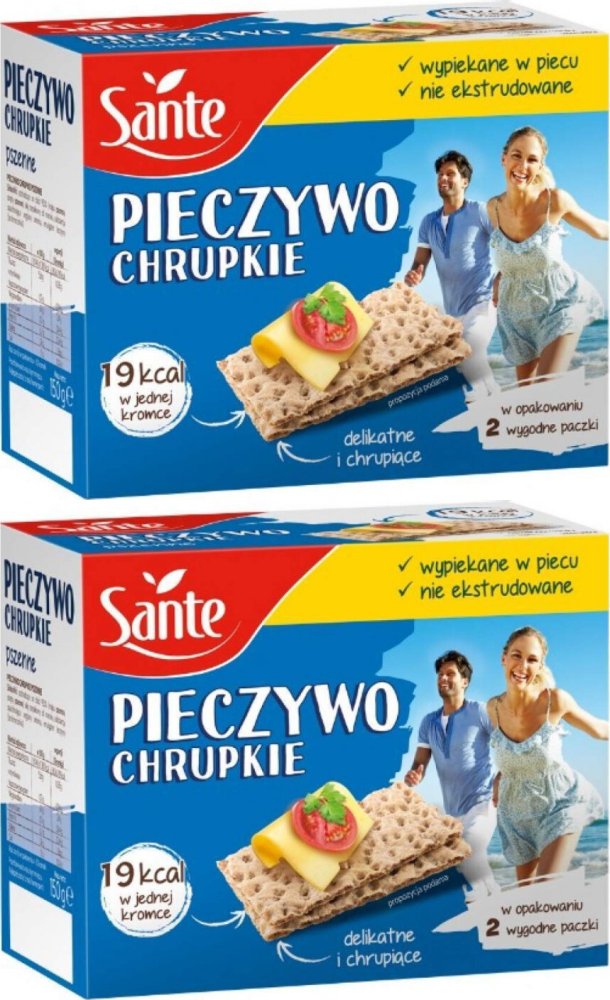 2x Pieczywo chrupkie Sante, 150g