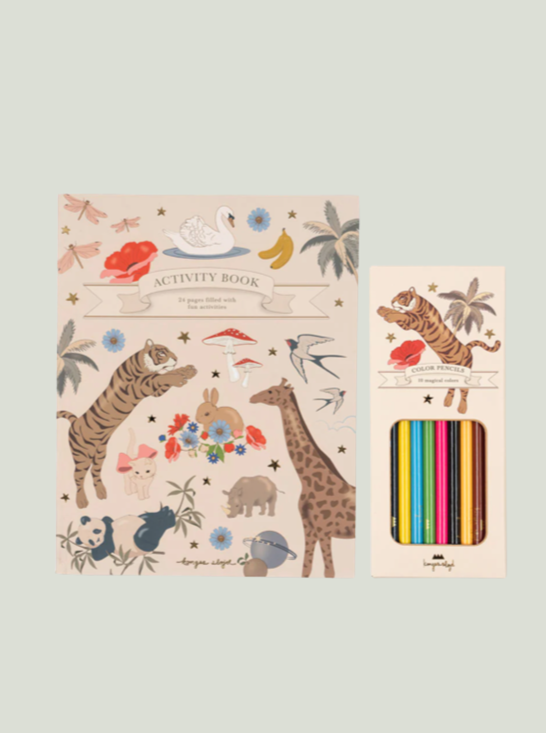 Zeszyt ćwiczeń z kredkami MULTI Konges Sløjd