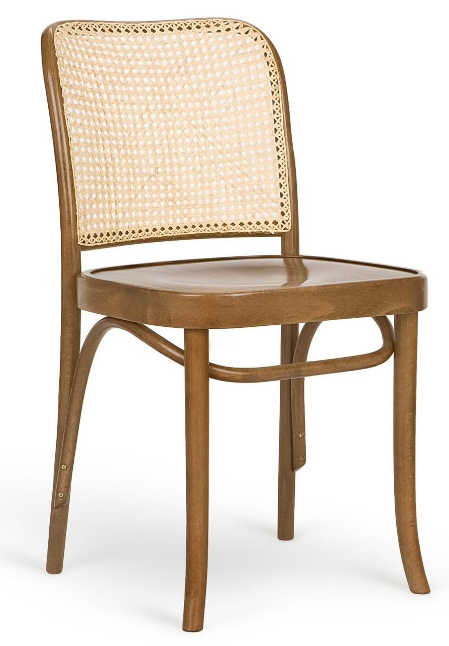 Krzesło drewniane CLASSIC bukowe oparcie wyplot ręczny Paged ( A-8114 )