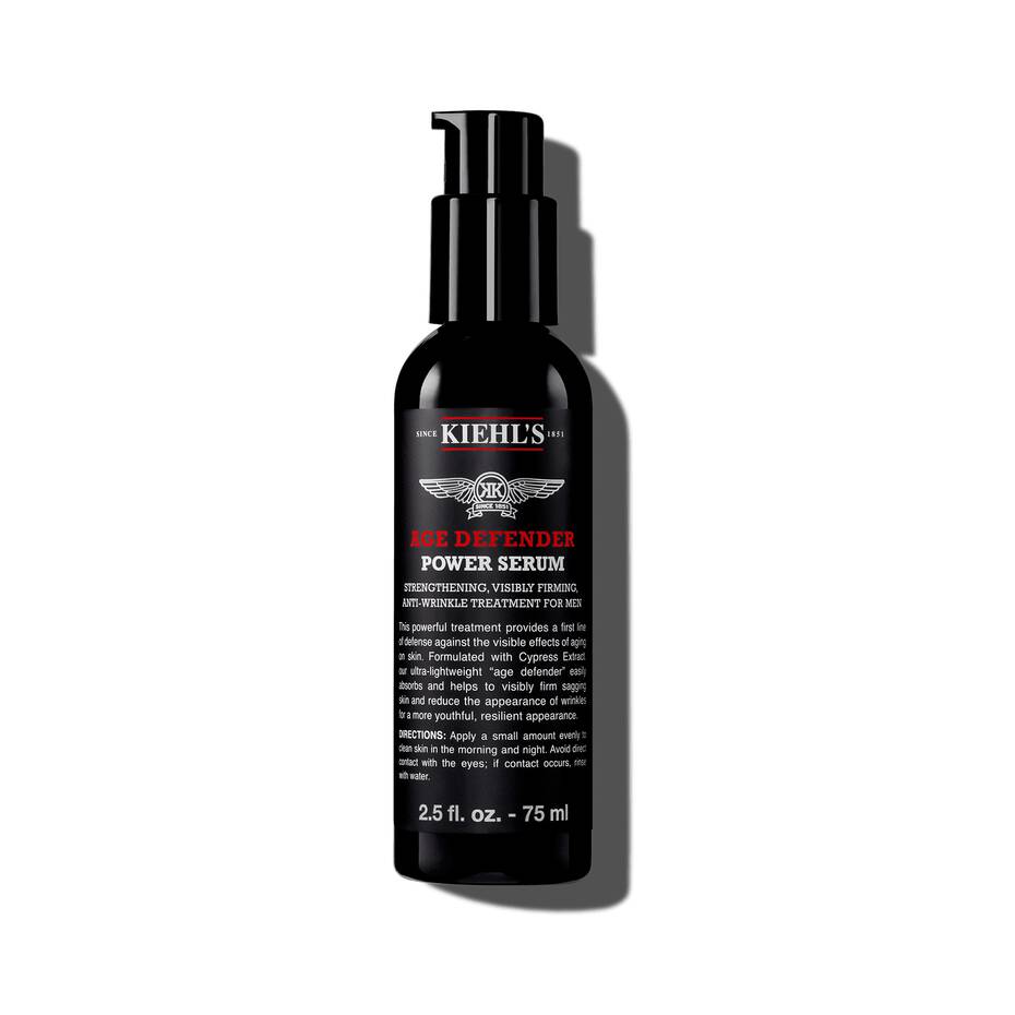 Kiehl's Age Defender Power Serum - Ujędrniające serum dla mężczyzn 75 ml Opakowanie z pompką