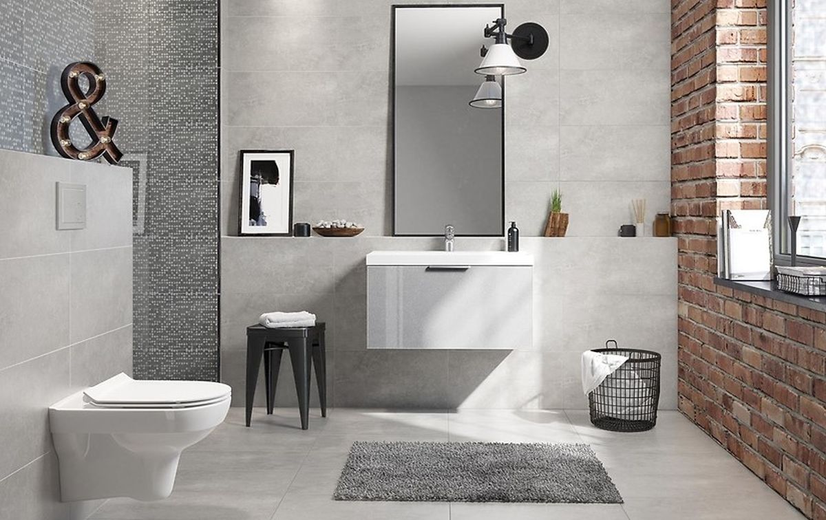 Cersanit Normandie dark grey płytka ścienno-podłogowa 29,7x59,8 cm