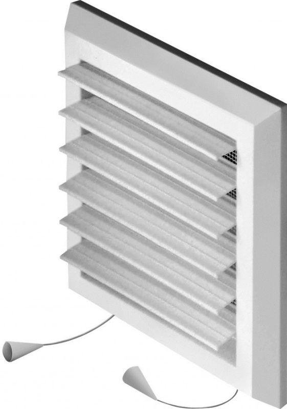 Awenta Plus kratka 175x175 mm biała T37