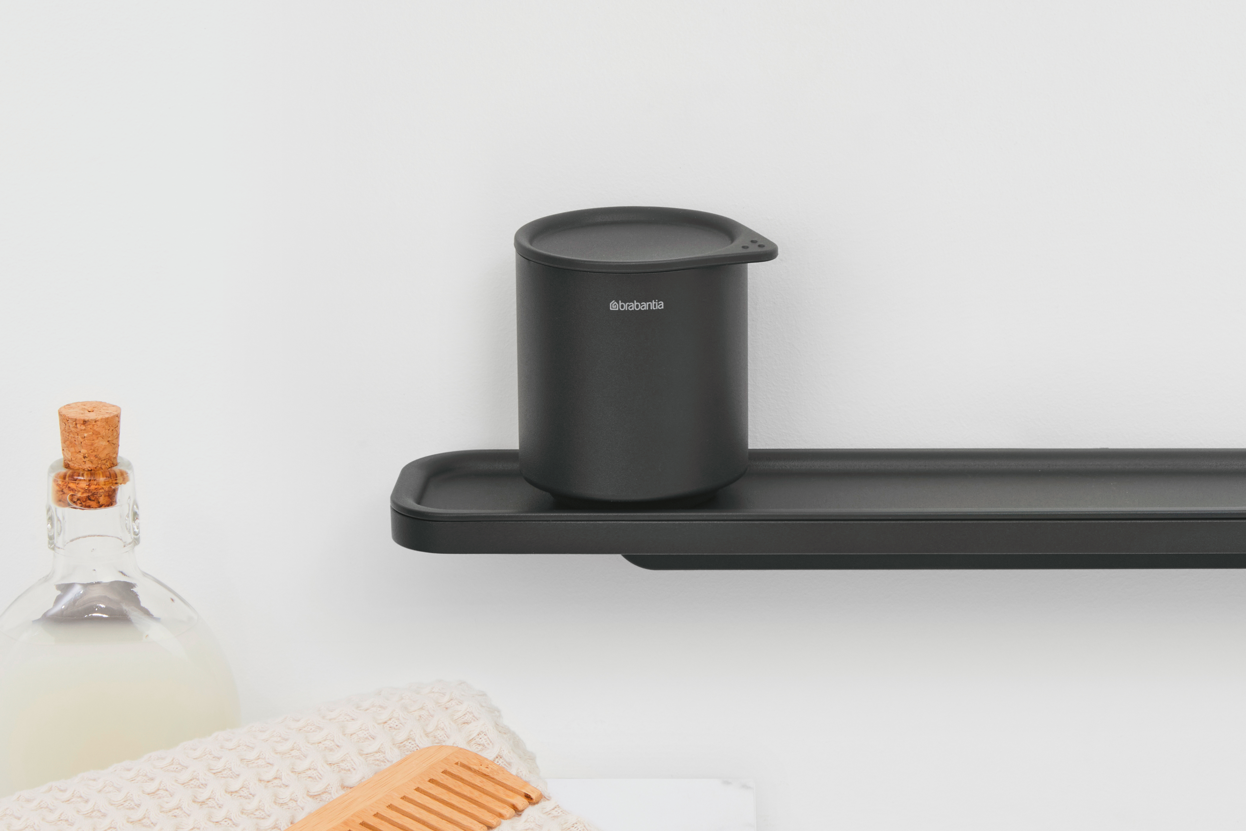 Brabantia MindSet pojemnik łazienkowy grafit 303289 - Wysyłka w 24h