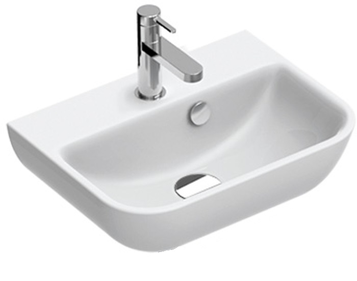 Catalano Sfera umywalka 45x34 cm półokrągła ścienna biała 0720461001