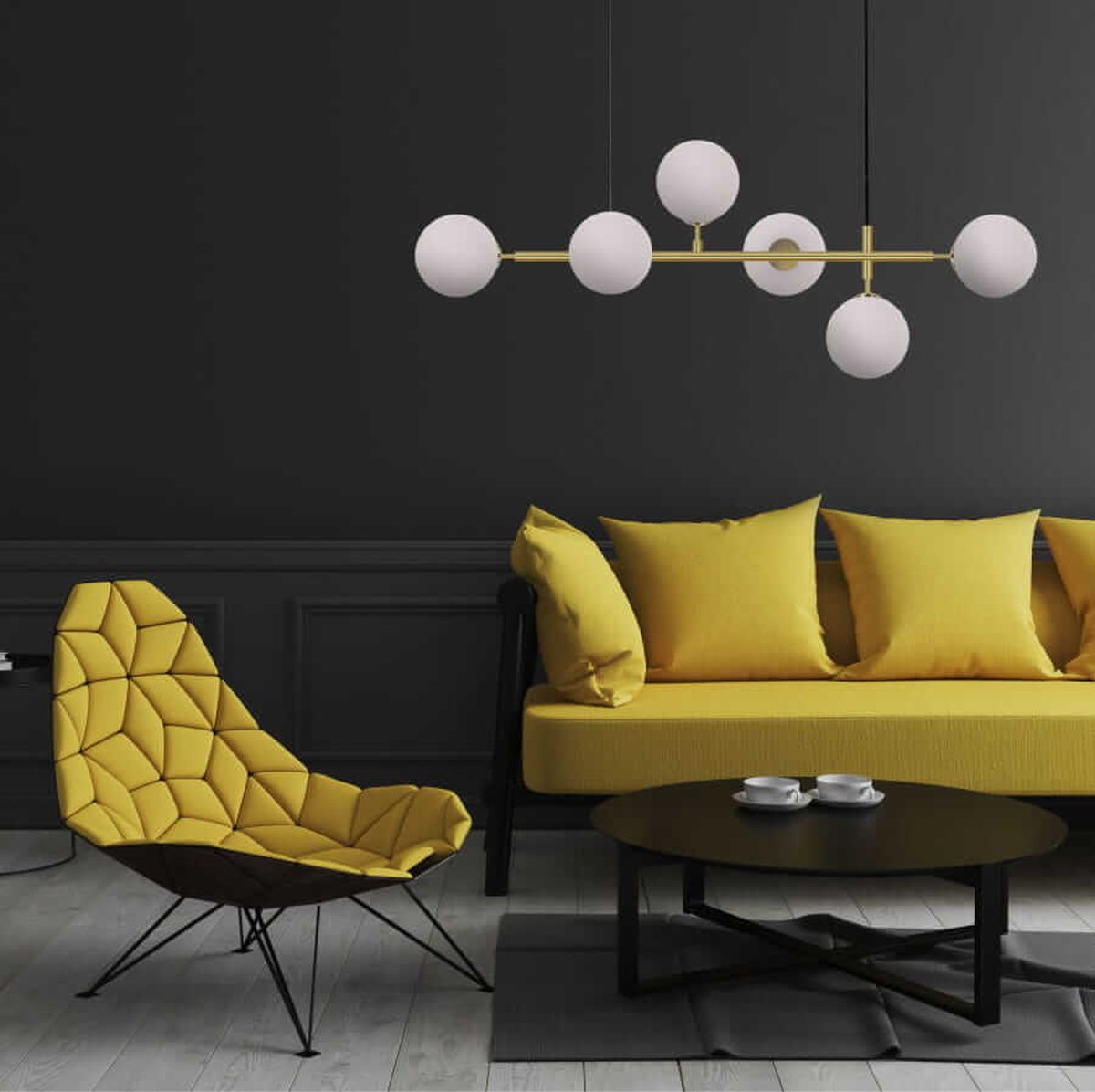 Light Prestige Alisa lampa wisząca 6x40 W biała-złota LP-005/6PWH - Wysyłka w 24h