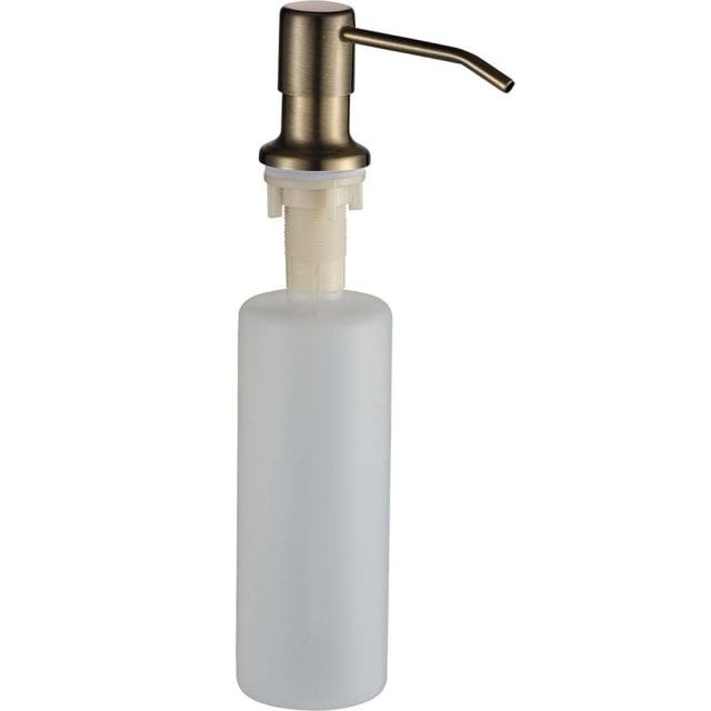 LAVEO Dozownik na płyn do mycia naczyń DROP mosiądz antyczny OKD_131T