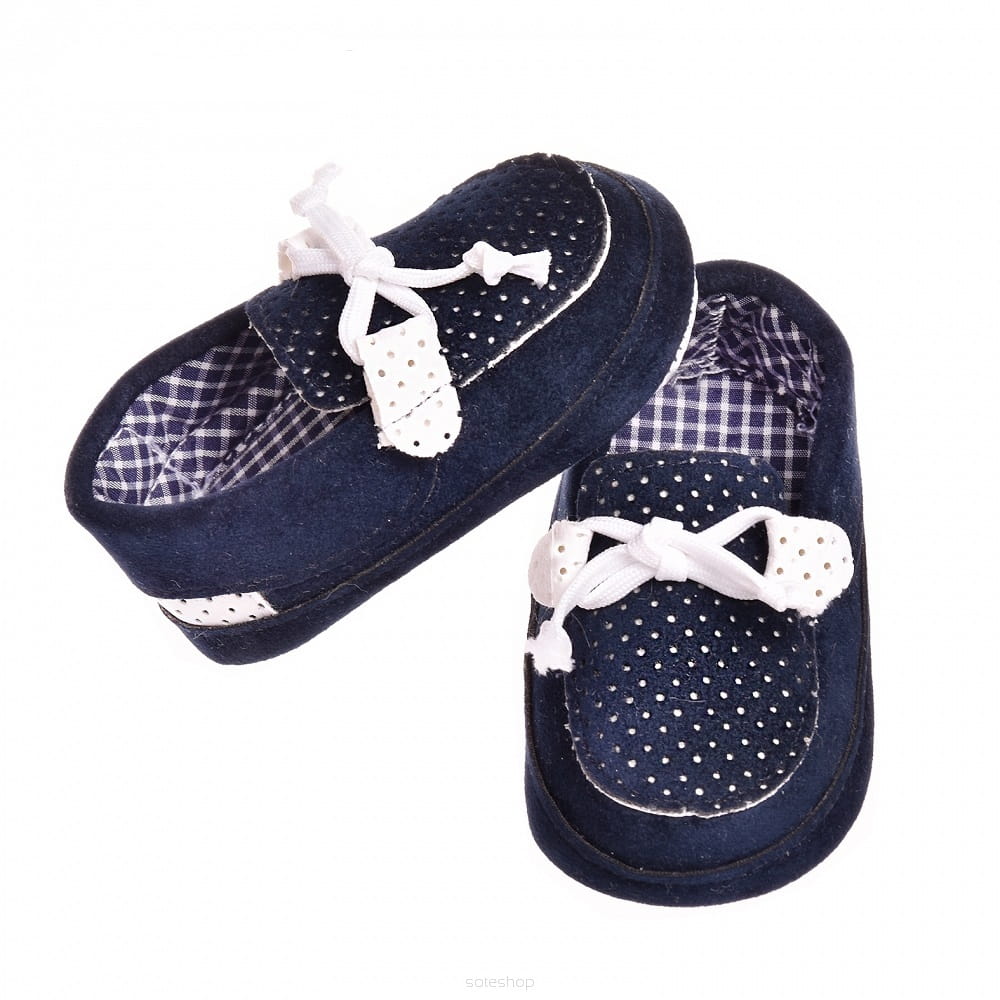 Buciki mokasyny dla chłopca do chrztu 6628