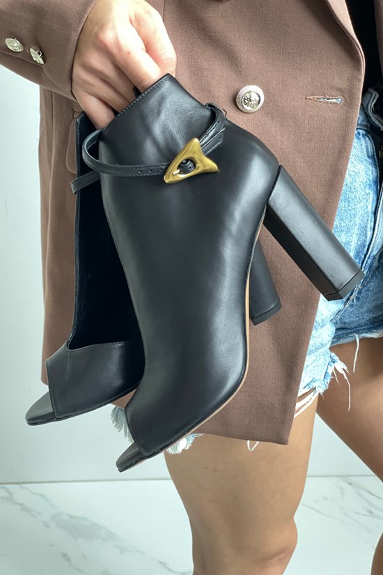 Sandały damskie 65 - 4 SK Czarny lico