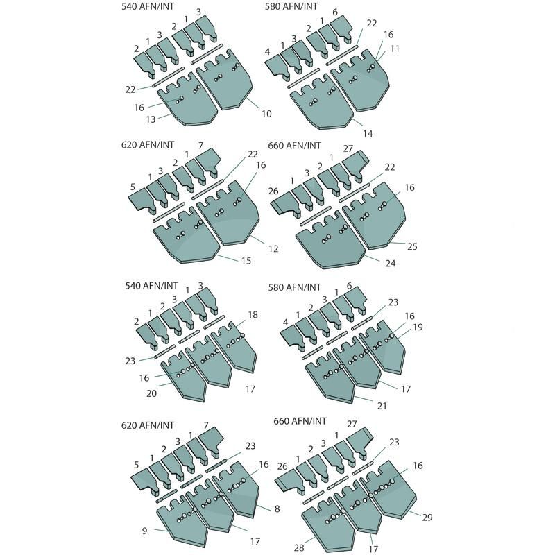 Płytka lemiesza prawa 8902083 Grimme