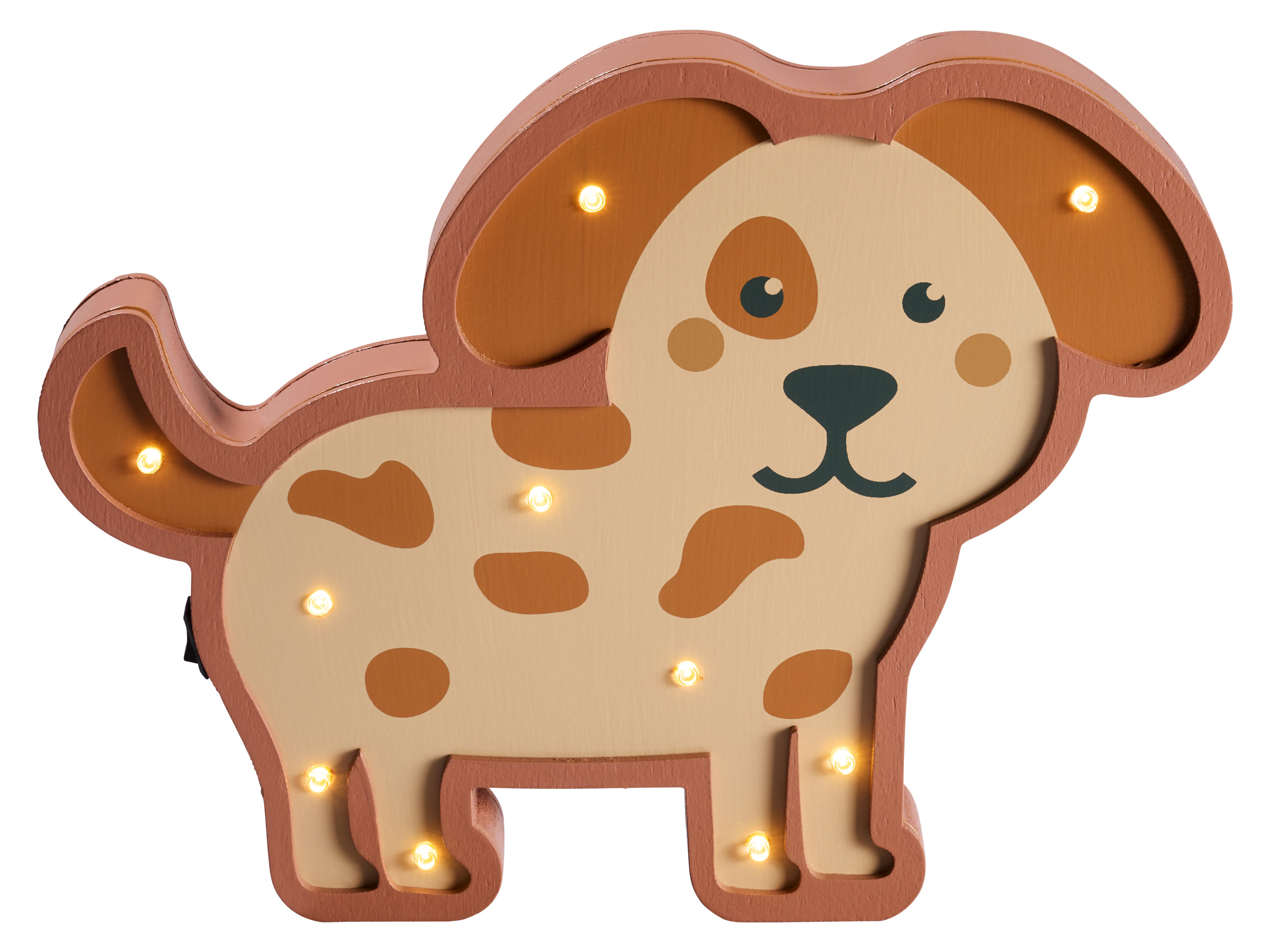 Livarno Lampka dekoracyjna do pokoju dziecięcego, 10 LED Pies