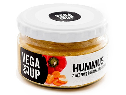 Hummus z Wędzoną Papryką i Marchewką 200 g - Piekarnie Cukiernie Putka
