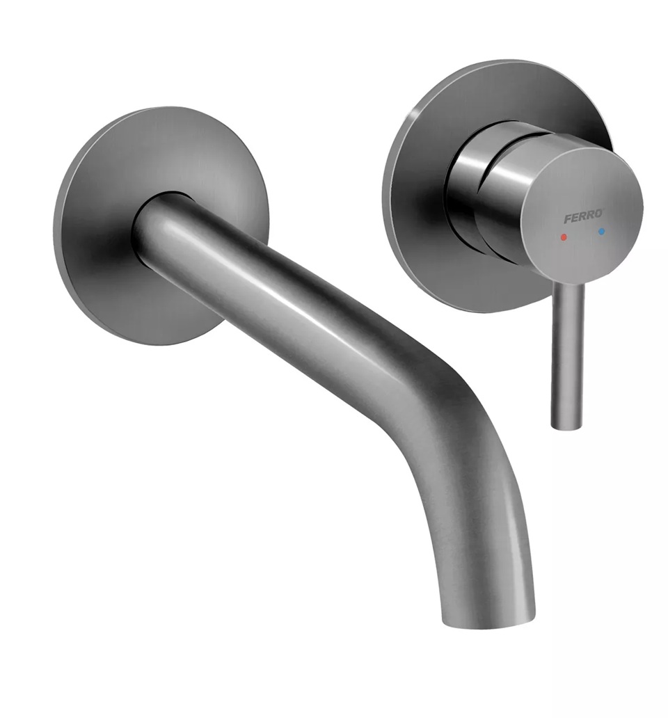 Darmowa Dostawa - Bateria umywalkowa podtynkowa grafit Ferro Ciriculus BCK3PAGM