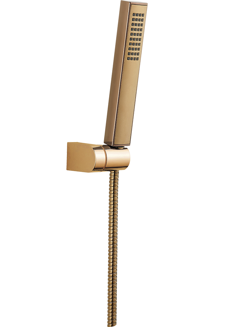 Darmowa Dostawa - Zestaw prysznicowy ścienny złoty Laveo Pola NAP80AD